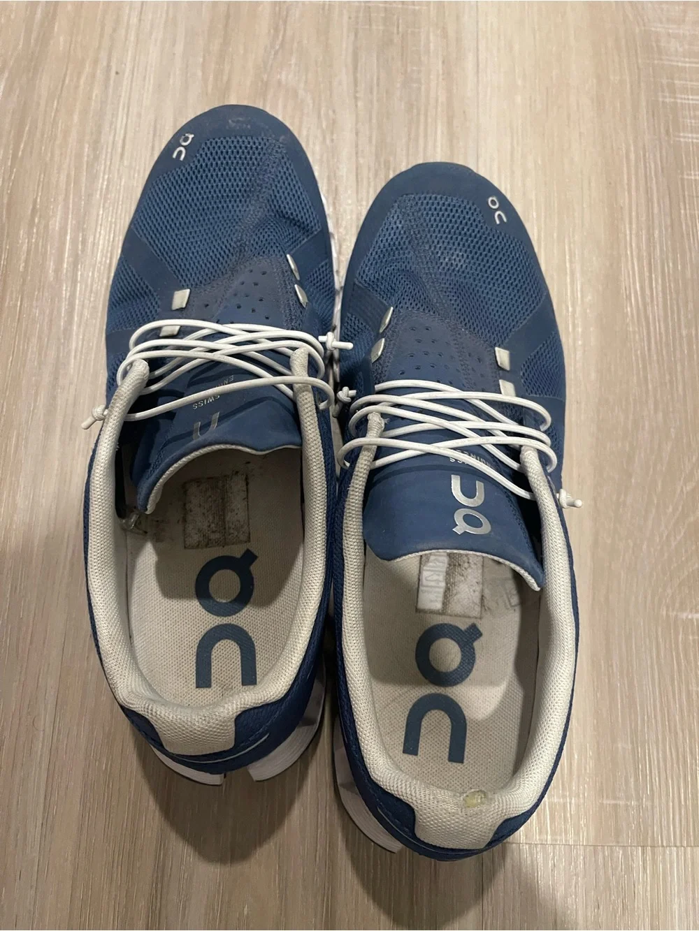 On Running women Cloud Running Sneakers - Navy with White Accents - Picture 6 of 6